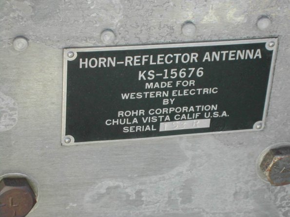 Microwave horn label