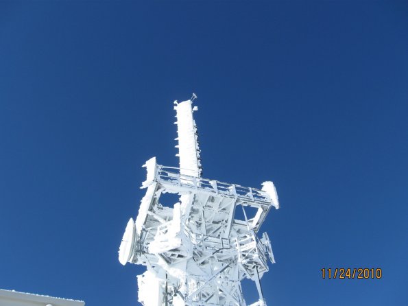 Antenna damage on tower